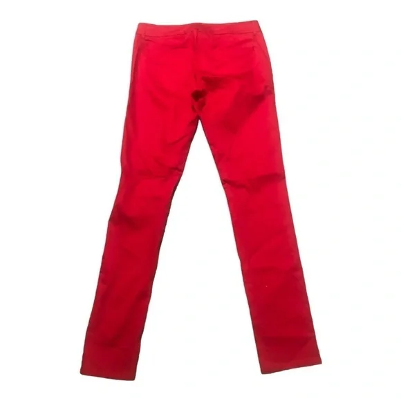 Women’s Red HM Pants Size 8 inseam 32 inches waist 15,5 inches Slim Leg - Picture 4 of 8